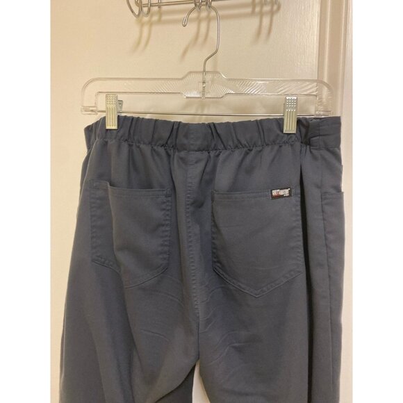 Grey’s Anatomy Charcoal Grey Scrub Uniform Set Size Large & Medium Petite Pants - Picture 9 of 9
